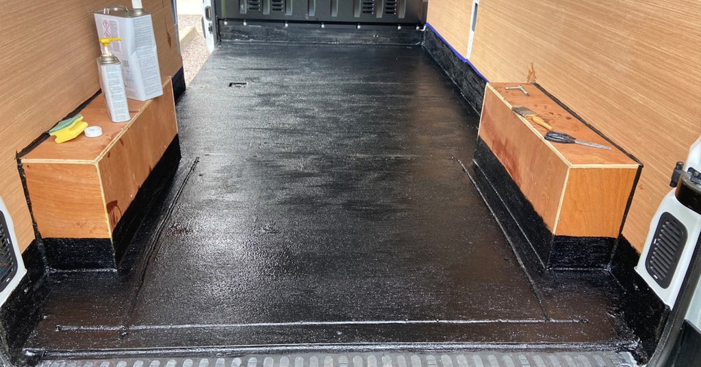 Benz Softwash van build ep3 - waterproofing