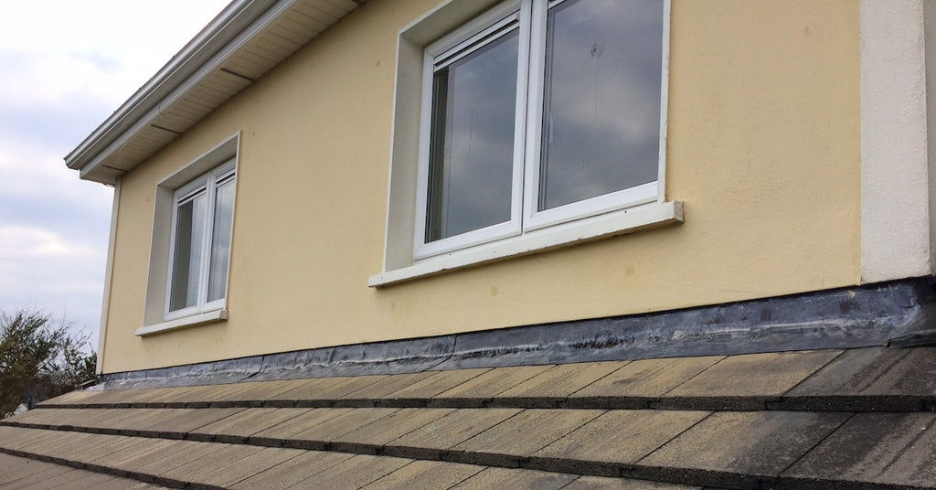 How to clean sh stains from lead flashing with Oxy Cleanze