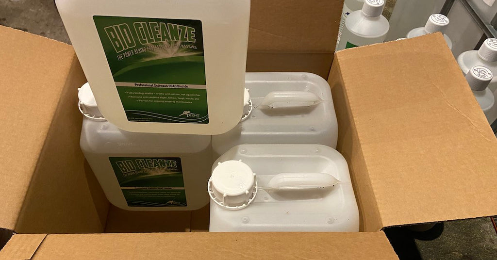 Should I add a surfactant or scent to Benz soft wash biocides?