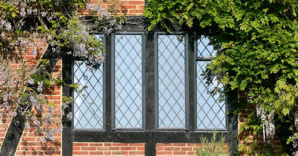 Soft washing leaded glass windows (leaded lights)