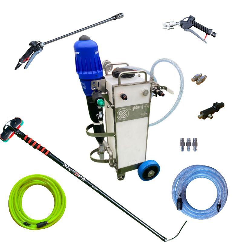 LIGHTNING-ZAP: Application machine for diluting and delivering Lighting Cleanze using a garden tap