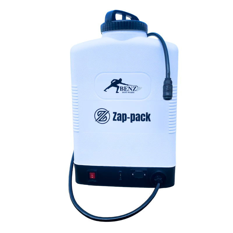BENZ BACKPACK SPRAYER - Zap-Pack: The simplest and easiest way to start soft washing