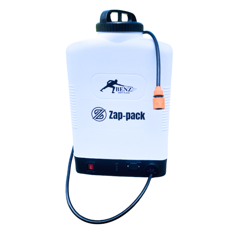 BENZ BACKPACK SPRAYER - Zap-Pack: The simplest and easiest way to start soft washing