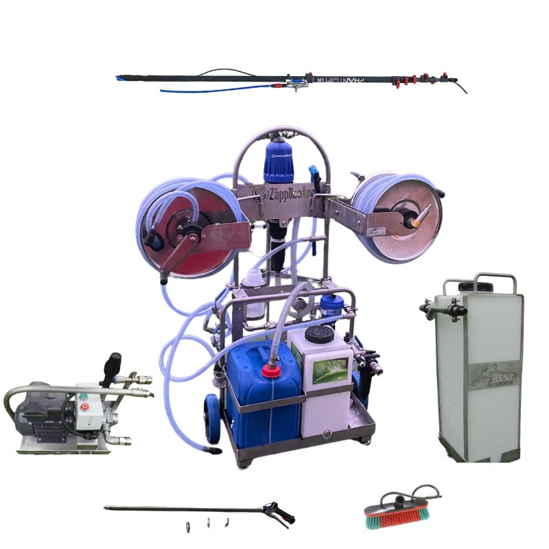 THE BENZ ZAPPLICATOR – "All-in-One" portable softwash chemical application system