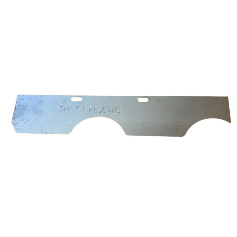 Single steel roof scraper blade
