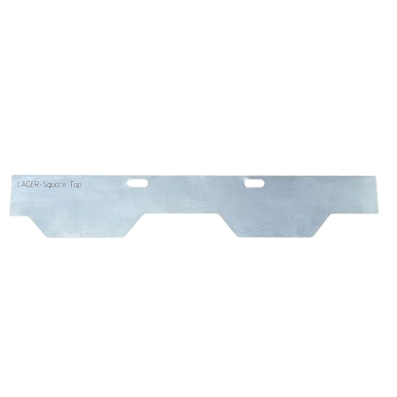 Single steel roof scraper blade