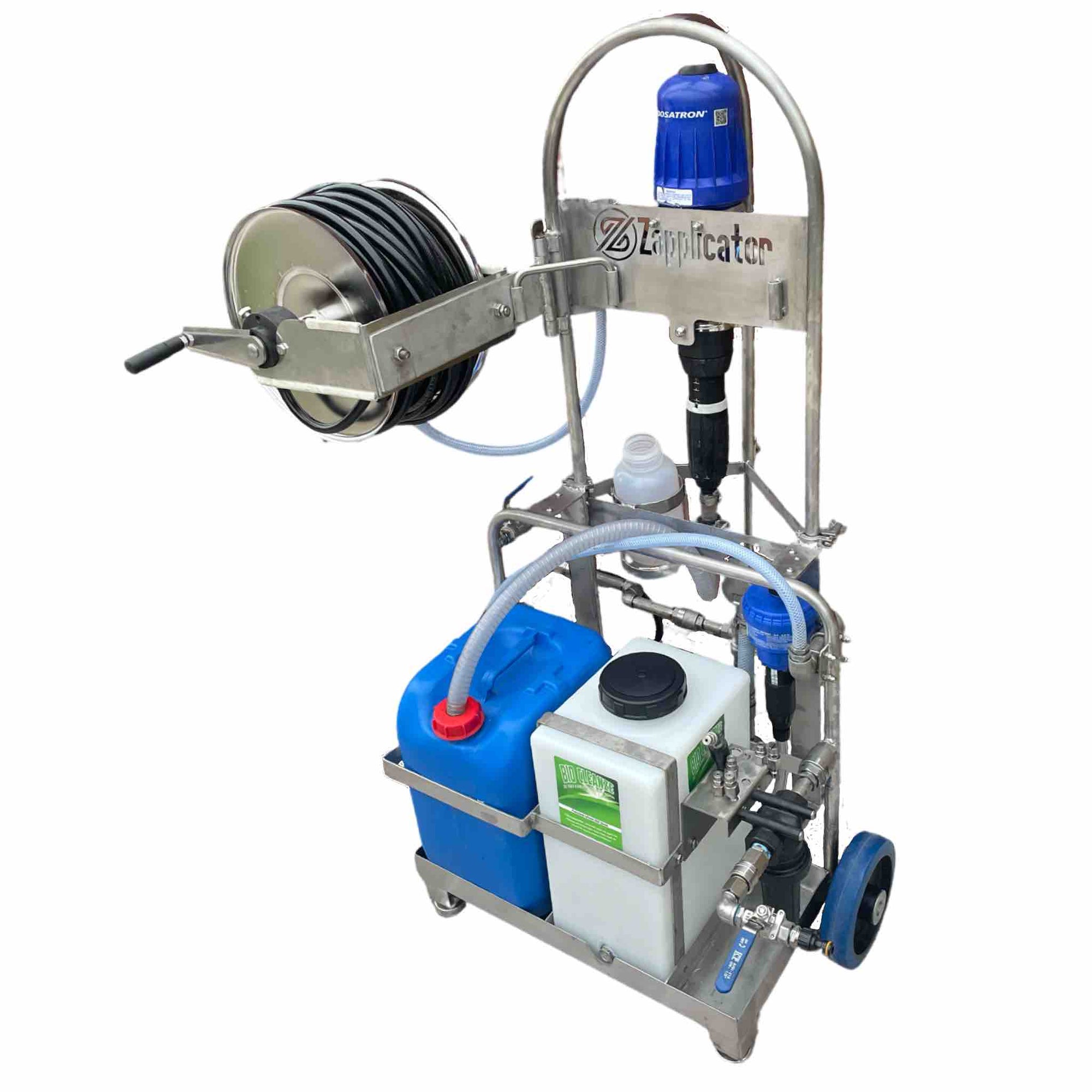 Benz Zapplicator all-in-one softwash chemicals application system for soft washing professionals