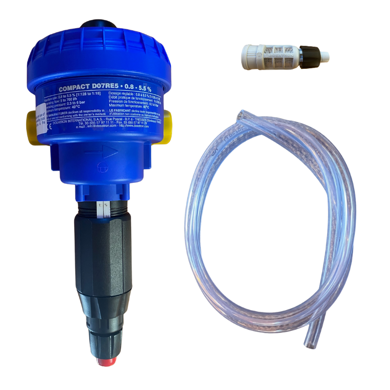 DOSATRON D07RE5 - Softwash chemical injector suitable for Bio Cleanze dilution. Dilution range of 1:128 – 1:20