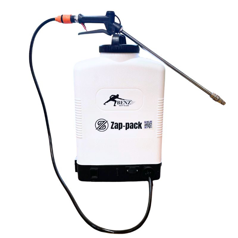 BENZ BACKPACK SPRAYER - Zap-Pack: The simplest and easiest way to start soft washing