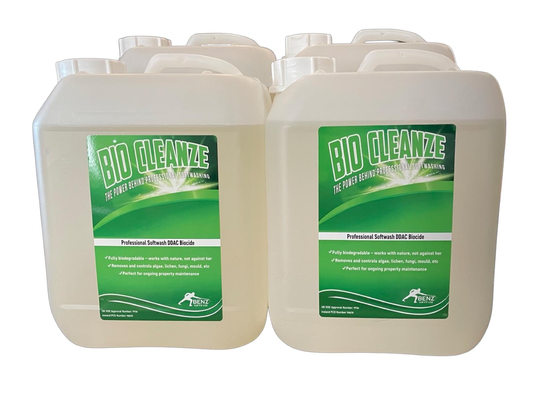 BIO CLEANZE – Powerful DDAC softwash biocide with residual protection