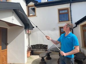 MID-LEVEL SPRAYING LANCE - Telescopic lance for spraying softwash chemicals
